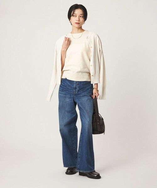 green label relaxing / グリーンレーベル リラクシング ニット・セーター | モール フレンチスリーブ プルオーバー ニット ウォッシャブル | 詳細4