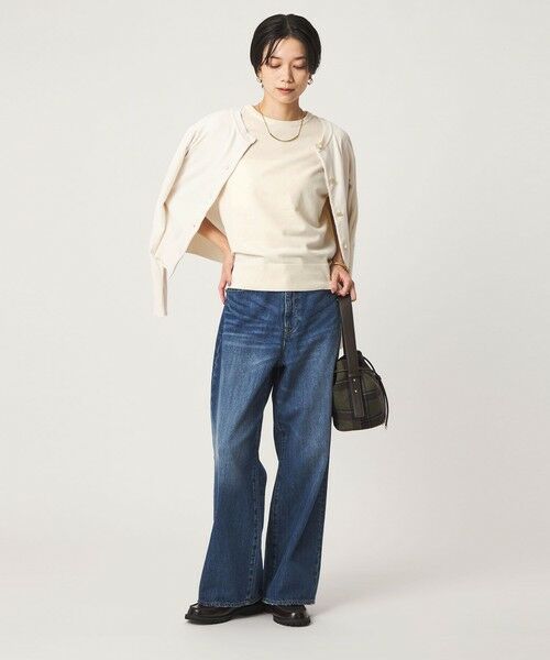 green label relaxing / グリーンレーベル リラクシング ニット・セーター | モール フレンチスリーブ プルオーバー ニット ウォッシャブル | 詳細5