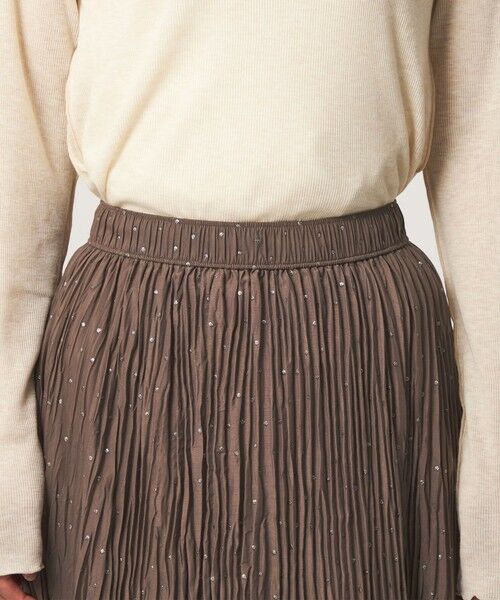 green label relaxing / グリーンレーベル リラクシング ロング・マキシ丈スカート | ［size SHORT/TALLあり］ドット プリーツ スカート | 詳細14