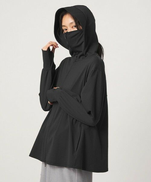 green label relaxing / グリーンレーベル リラクシング パーカー | 【WEB限定】パーカー  UVカット 接触冷感 遮熱（BLACK）
