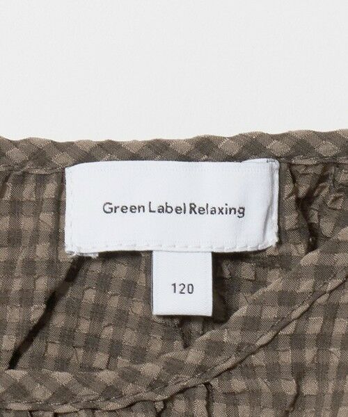 green label relaxing / グリーンレーベル リラクシング シャツ・ブラウス | 【COOL CHIC GIRLS STYLE】チェック シャーリング プルオーバー / キッズ 120cm-160cm | 詳細7