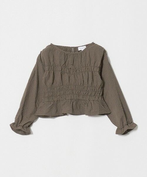 green label relaxing / グリーンレーベル リラクシング シャツ・ブラウス | 【COOL CHIC GIRLS STYLE】チェック シャーリング プルオーバー / キッズ 120cm-160cm | 詳細9