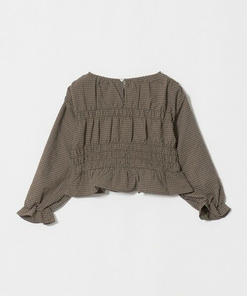 green label relaxing / グリーンレーベル リラクシング シャツ・ブラウス | 【COOL CHIC GIRLS STYLE】チェック シャーリング プルオーバー / キッズ 120cm-160cm | 詳細2