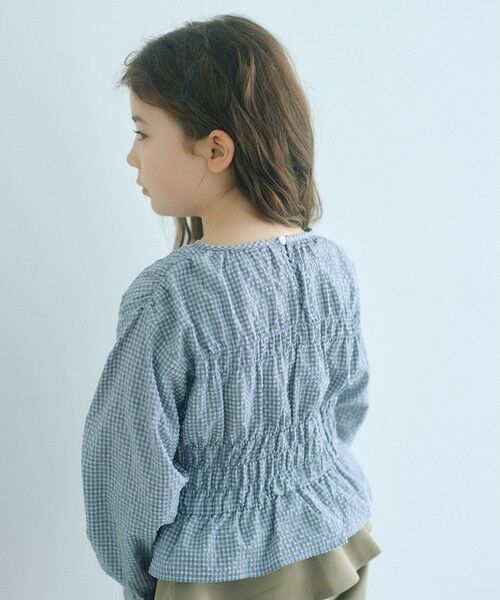 green label relaxing / グリーンレーベル リラクシング シャツ・ブラウス | 【COOL CHIC GIRLS STYLE】チェック シャーリング プルオーバー / キッズ 120cm-160cm | 詳細10