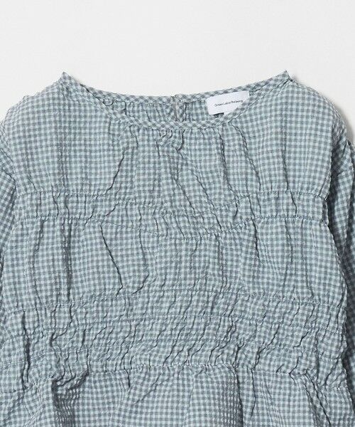 green label relaxing / グリーンレーベル リラクシング シャツ・ブラウス | 【COOL CHIC GIRLS STYLE】チェック シャーリング プルオーバー / キッズ 120cm-160cm | 詳細15
