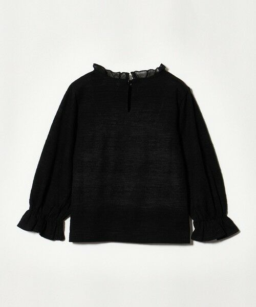 green label relaxing / グリーンレーベル リラクシング カットソー | カット ジャガード ブラウス / キッズ 100cm-130cm | 詳細3