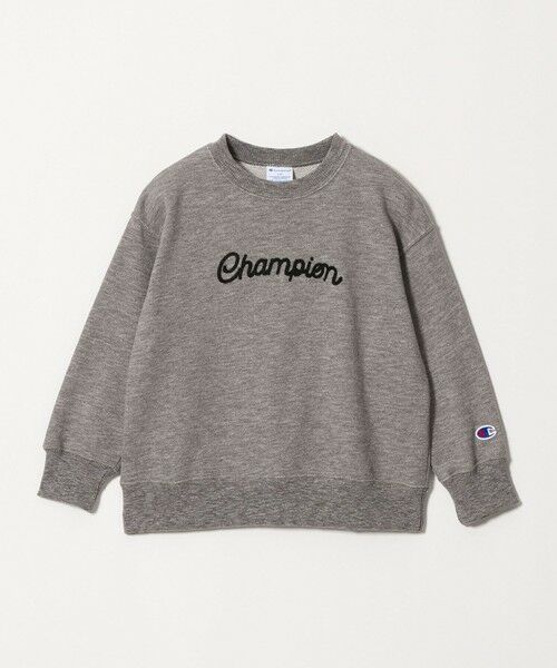 green label relaxing / グリーンレーベル リラクシング カットソー | ＜Champion＞刺繍 ロゴ スウェット / キッズ 110cm-130cm | 詳細3