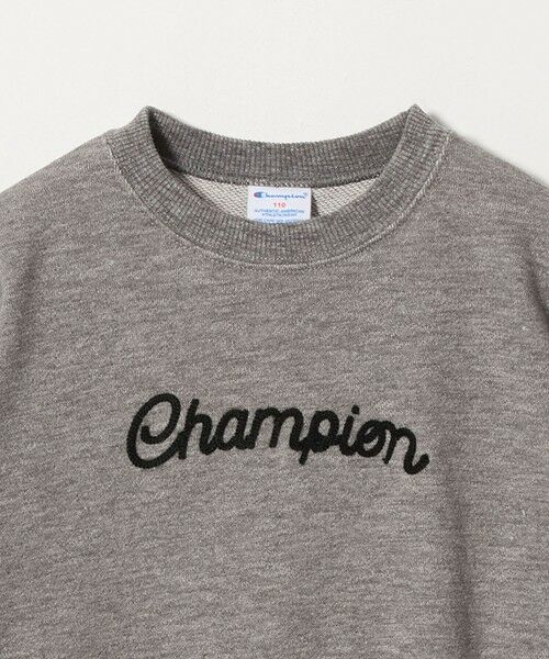 green label relaxing / グリーンレーベル リラクシング カットソー | ＜Champion＞刺繍 ロゴ スウェット / キッズ 110cm-130cm | 詳細5