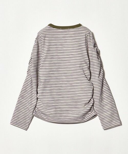 green label relaxing / グリーンレーベル リラクシング カットソー | 【COOL CHIC GIRLS STYLE】ボーダー シャーリング プルオーバー / キッズ120cm-160cm | 詳細10