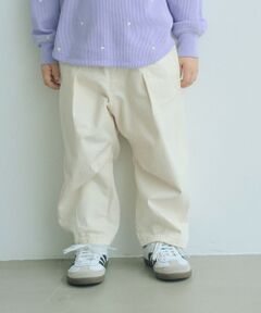 green label relaxing / グリーンレーベル リラクシング その他パンツ | 【スタメンシリーズ】ストレッチ ヘリンボーン カーブパンツ / キッズ 100cm-160cm