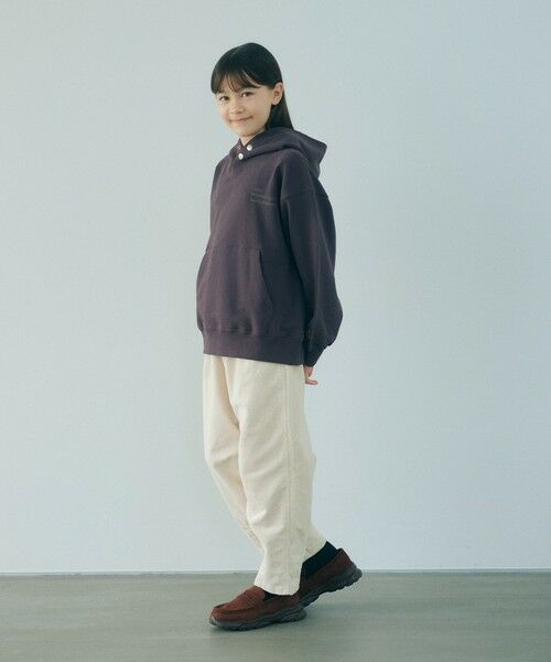 green label relaxing / グリーンレーベル リラクシング その他パンツ | 【スタメンシリーズ】ストレッチ ヘリンボーン カーブパンツ / キッズ 100cm-160cm | 詳細2