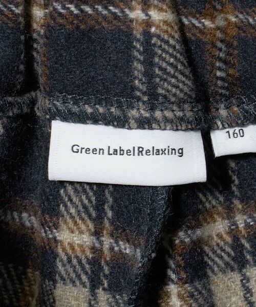 green label relaxing / グリーンレーベル リラクシング ロング・マキシ丈スカート | キモウ チェック キュロット スカート / キッズ 100cm-160cm | 詳細13