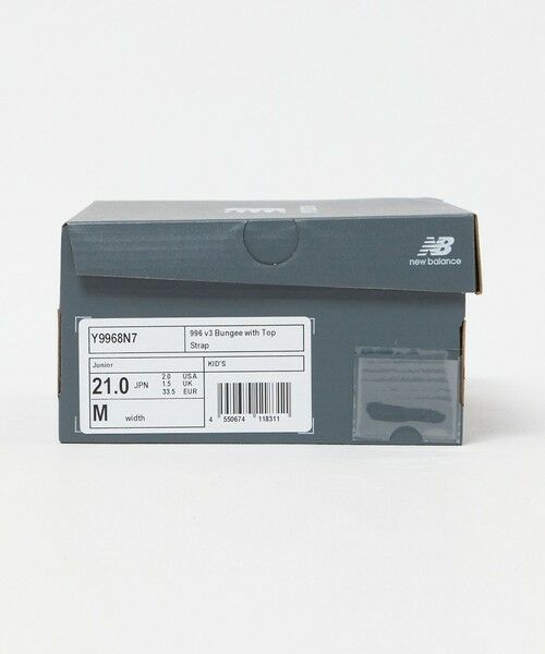 green label relaxing / グリーンレーベル リラクシング スニーカー | 【WEB限定】＜New Balance＞996 v3 Bungee with Top Strap / キッズ 17cm-24cm | 詳細10