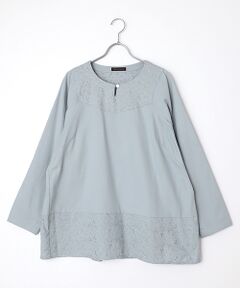 greennout / グリーンノート シャツ・ブラウス | コットンビエラブラウス　プラスサイズ