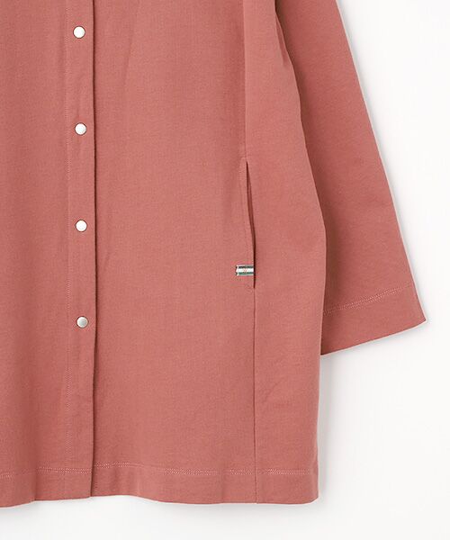 greennout / グリーンノート カーディガン・ボレロ | ミニ裏毛ロングカーディガン | 詳細3