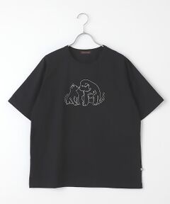 天竺プリントTシャツ