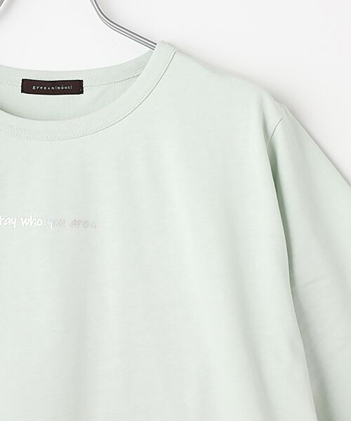 greennout / グリーンノート Tシャツ | 天竺ロゴTシャツ | 詳細2