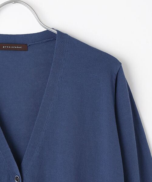 greennout / グリーンノート カーディガン・ボレロ | Vネックロングカーディガン | 詳細2
