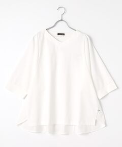 greennout / グリーンノート カットソー | 布帛付き七分袖カットソー