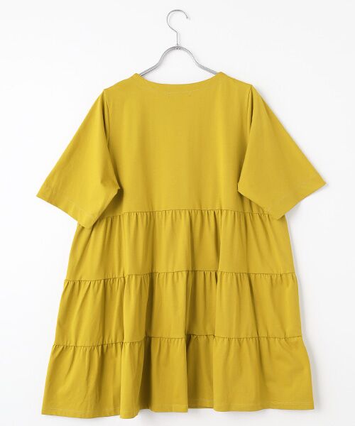 greennout / グリーンノート カットソー | バックティアードチュニック | 詳細1