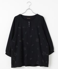 greennout / グリーンノート シャツ・ブラウス | 平織りワッシャーBL