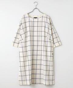 greennout / グリーンノート シャツ・ブラウス | 綿麻ウィンドペーンチェックチュニック