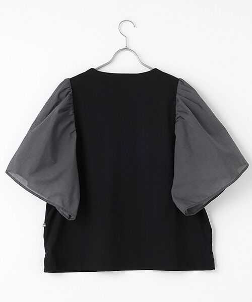 greennout / グリーンノート カットソー | フレアーギャザーカットソー | 詳細2