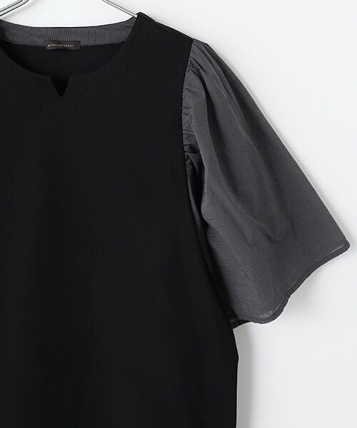 greennout / グリーンノート カットソー | フレアーギャザーカットソー | 詳細3