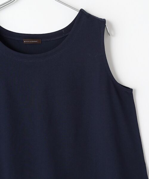 greennout / グリーンノート タンクトップ | 接触冷感天竺裾レースタンクトップ | 詳細2