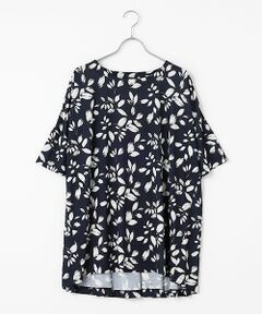 greennout / グリーンノート カットソー | エスパンディ リーフプリントチュニック