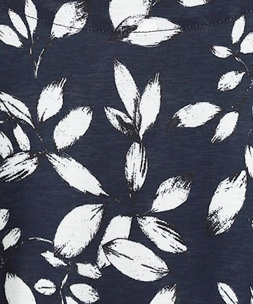 greennout / グリーンノート カットソー | エスパンディ リーフプリントチュニック | 詳細5