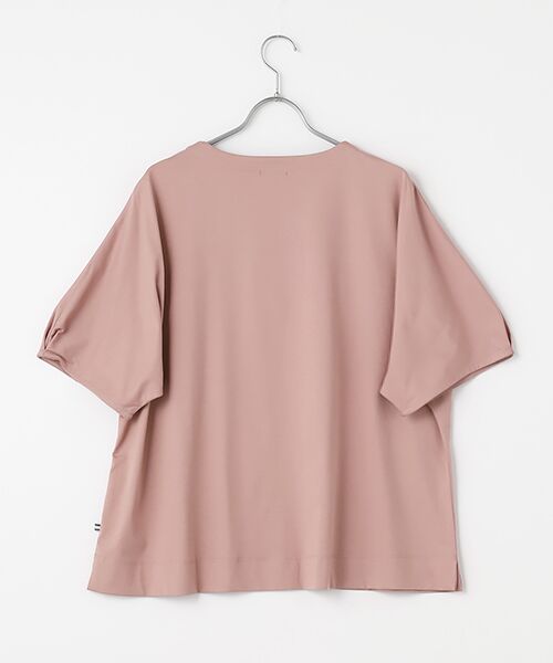 greennout / グリーンノート カットソー | 接触冷感天竺フリル付きカットソー | 詳細1