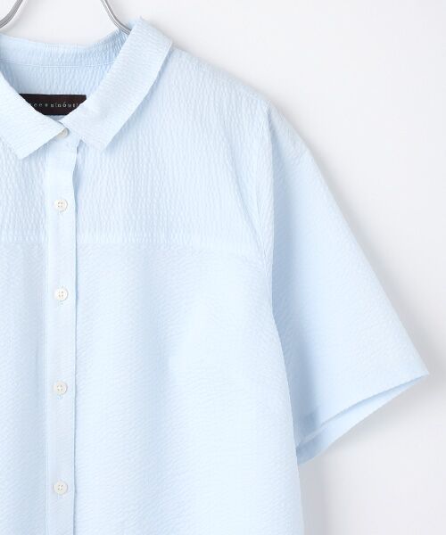 greennout / グリーンノート シャツ・ブラウス | コットンサッカーBL | 詳細2