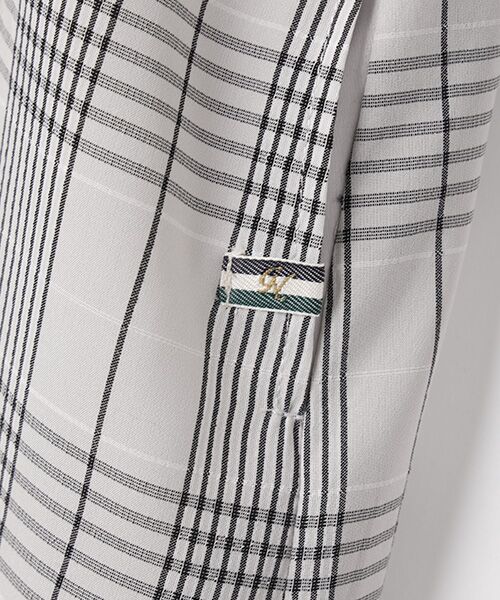 greennout / グリーンノート シャツ・ブラウス | ドライタッチドビーチェックBL | 詳細5