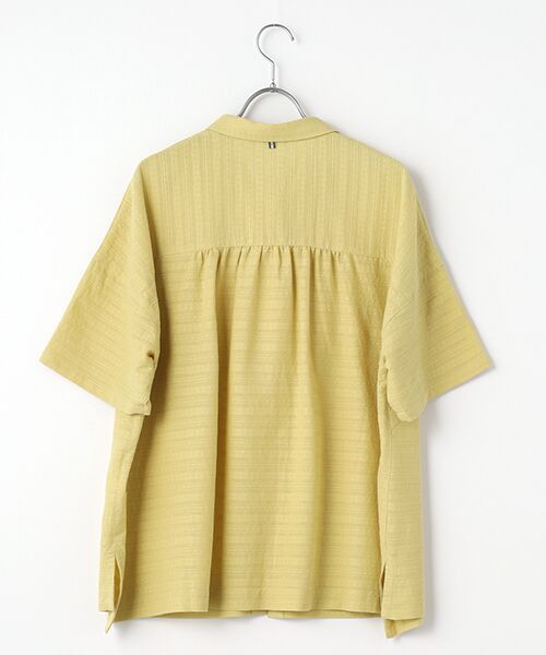 greennout / グリーンノート シャツ・ブラウス | カラミドビーストライプBL | 詳細1