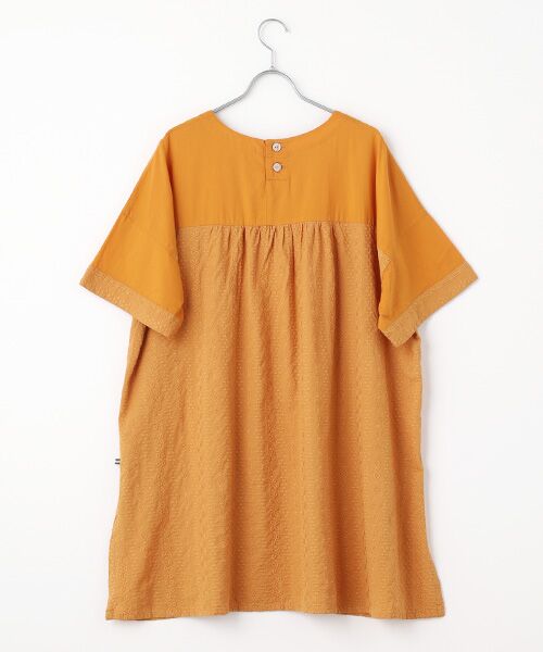 greennout / グリーンノート シャツ・ブラウス | 幾何ストライブ刺繍ブラウス | 詳細1