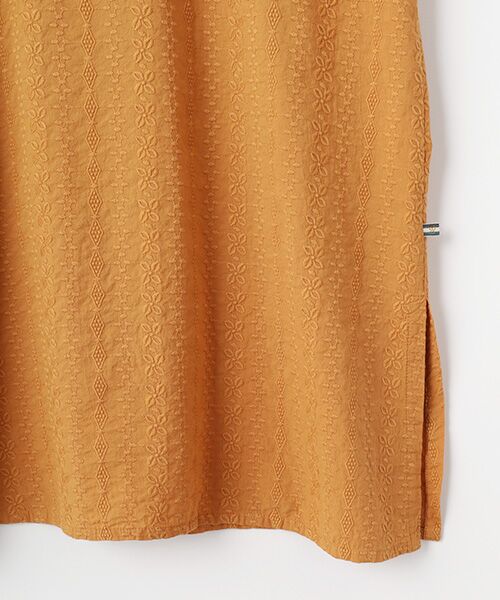 greennout / グリーンノート シャツ・ブラウス | 幾何ストライブ刺繍ブラウス | 詳細3