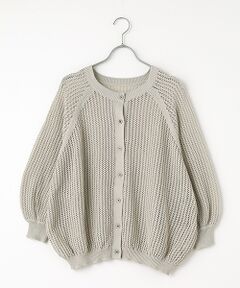 greennout / グリーンノート カーディガン・ボレロ | 2WAY メッシュニット