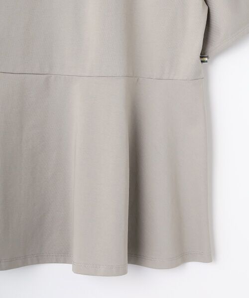 greennout / グリーンノート カットソー | ベア天ペプラムTシャツ | 詳細3