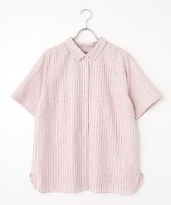 greennout / グリーンノート シャツ・ブラウス | ドビーストライプ裏使いシャツ