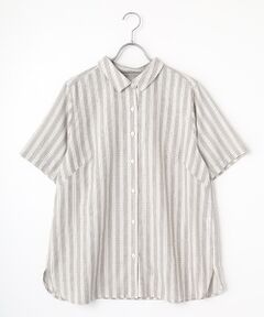 greennout / グリーンノート シャツ・ブラウス | ドビーストライプ裏使いシャツ
