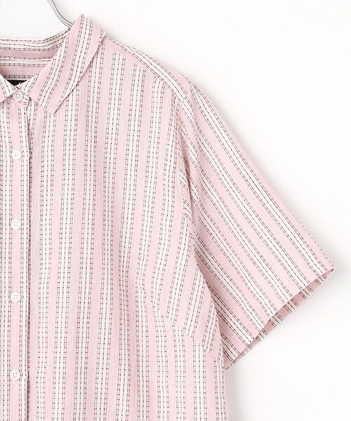 greennout / グリーンノート シャツ・ブラウス | ドビーストライプ裏使いシャツ | 詳細2