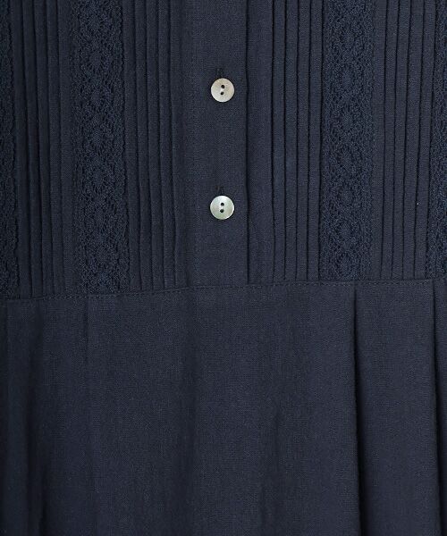 greennout / グリーンノート ミニ丈・ひざ丈ワンピース | コットンスラブ ワンピース | 詳細1