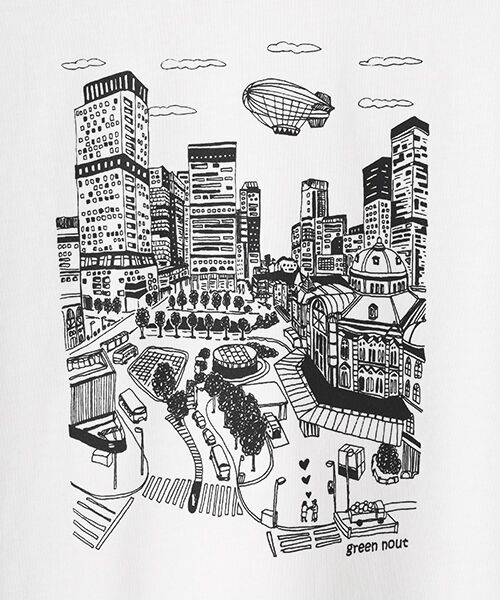 greennout / グリーンノート Tシャツ | 天竺プリントTシャツ | 詳細5