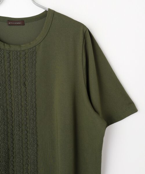 greennout / グリーンノート Tシャツ | レース付Tシャツ | 詳細2