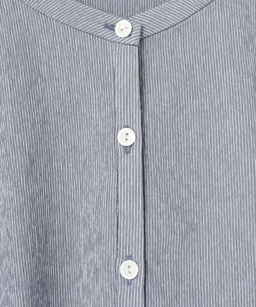 greennout / グリーンノート チュニック | ピンストライプ ナチュラルストレッチチュニック | 詳細5