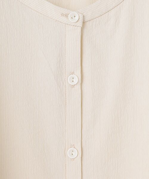 greennout / グリーンノート チュニック | ピンストライプ ナチュラルストレッチチュニック | 詳細6