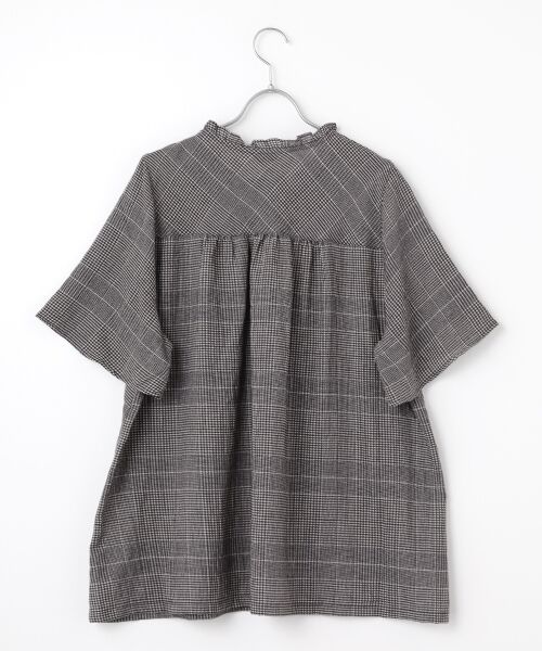 greennout / グリーンノート シャツ・ブラウス | シャーリンググレンチェックブラウス | 詳細1