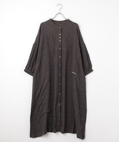 greennout / グリーンノート ロング・マキシ丈ワンピース | シャーリンググレンチェックワンピース