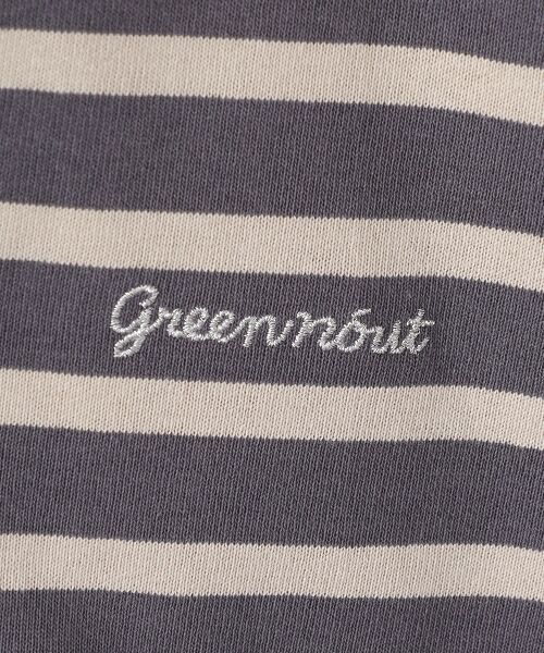 greennout / グリーンノート Tシャツ | 天竺ボーダーTシャツ | 詳細7
